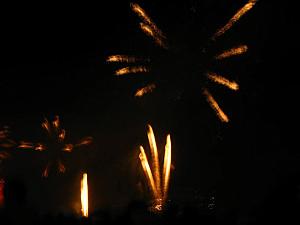 Neujahr mit Feuerwerk in Viña del Mar